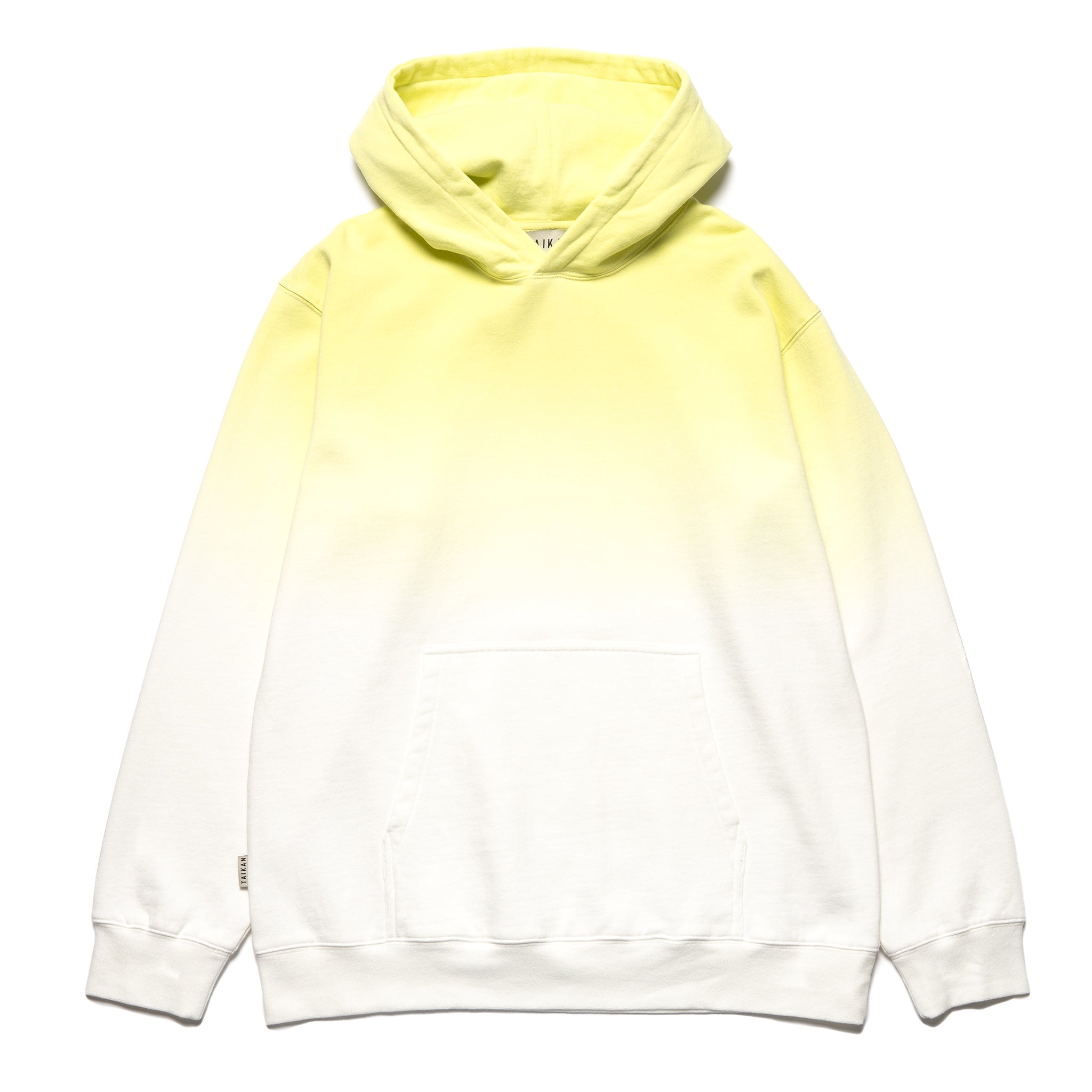 Plain Hoodie Dip Dye Canary