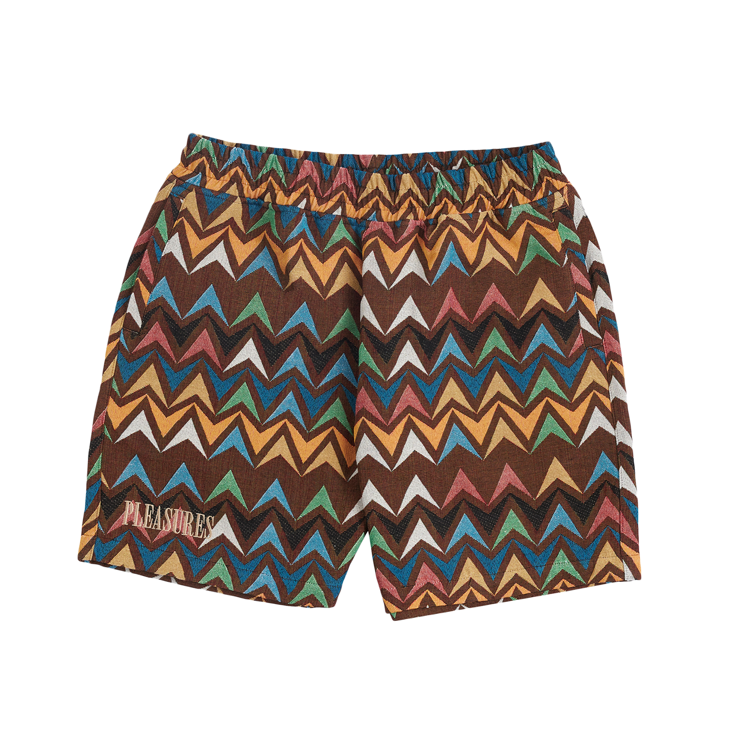 Basket Woven Shorts Brown