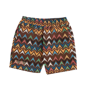 Basket Woven Shorts Brown