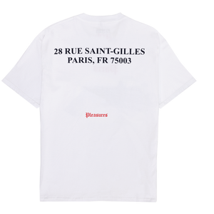 Blood Tee White