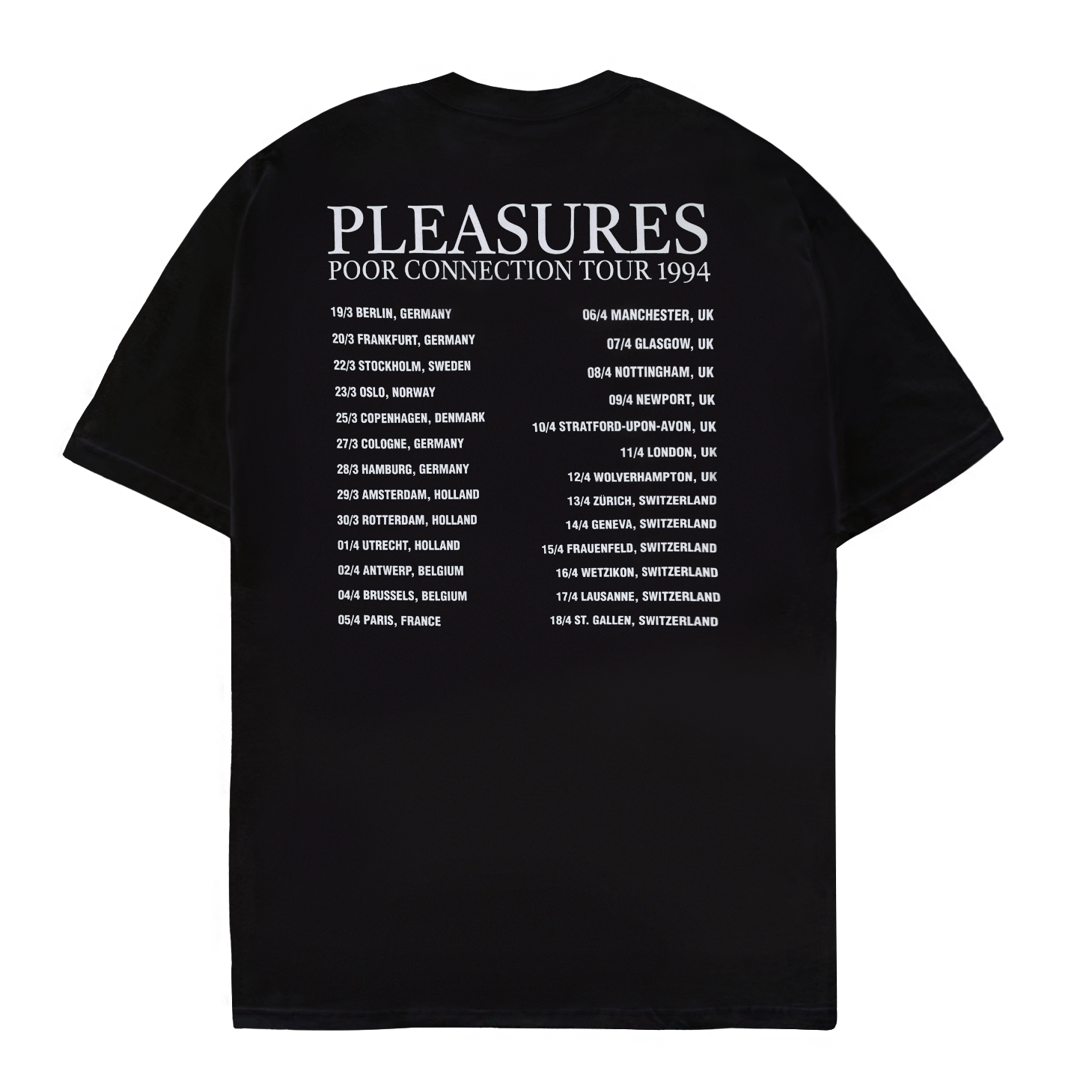 Poor Connection Tee Black